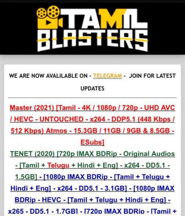 1Tamilblasters: Tamil Movies & More