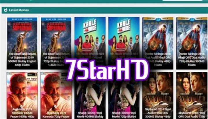 7starhd: Download Free Movies (300MB) - Latest Bollywood & More!