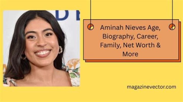 Learn About Aminah Nieves: Bio, Age, and More