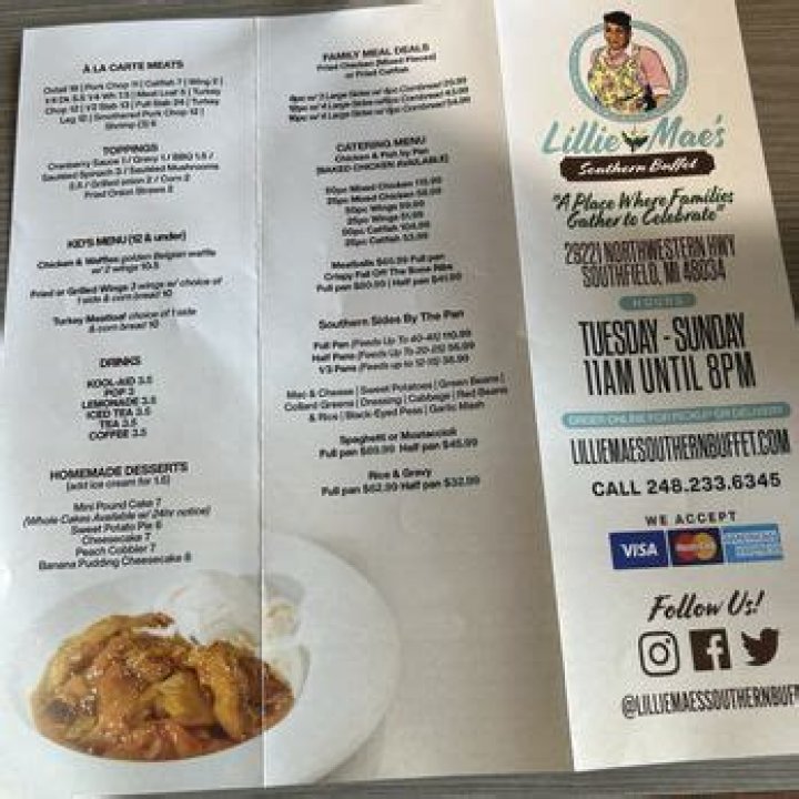 Lillie Mae's Southern Buffet: Menu, Reviews, & More