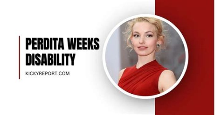 Perdita Weeks: Debunking Disability Rumors & Career Insights