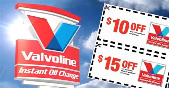 Valvoline Oil Change Coupons & Discounts