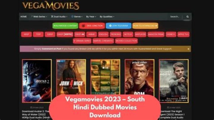 Vegamovies: Latest Movies, AI & Legal Streaming in 2024 & Alternatives