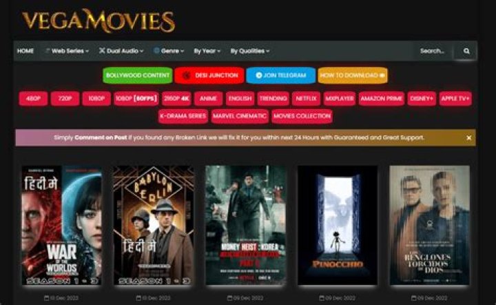 [Vegamovies] Not Working? Alternatives & What's New in 2025!