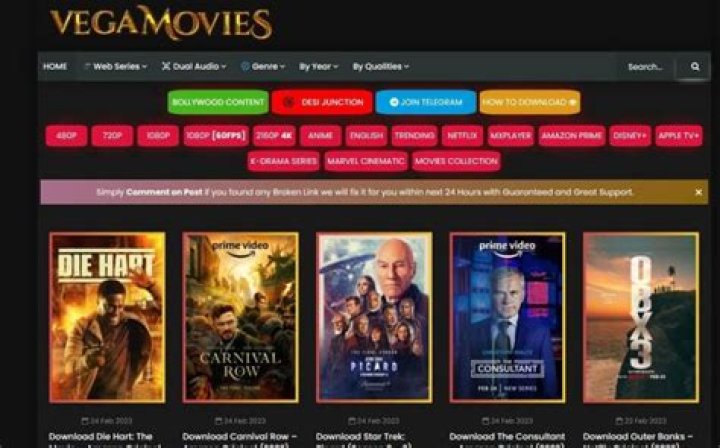 Watch Movies Online: VegaMovies 60fps Guide